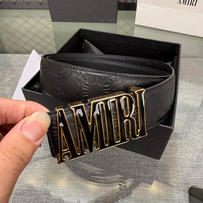AMIRI Embossed Belt – Buckle#01