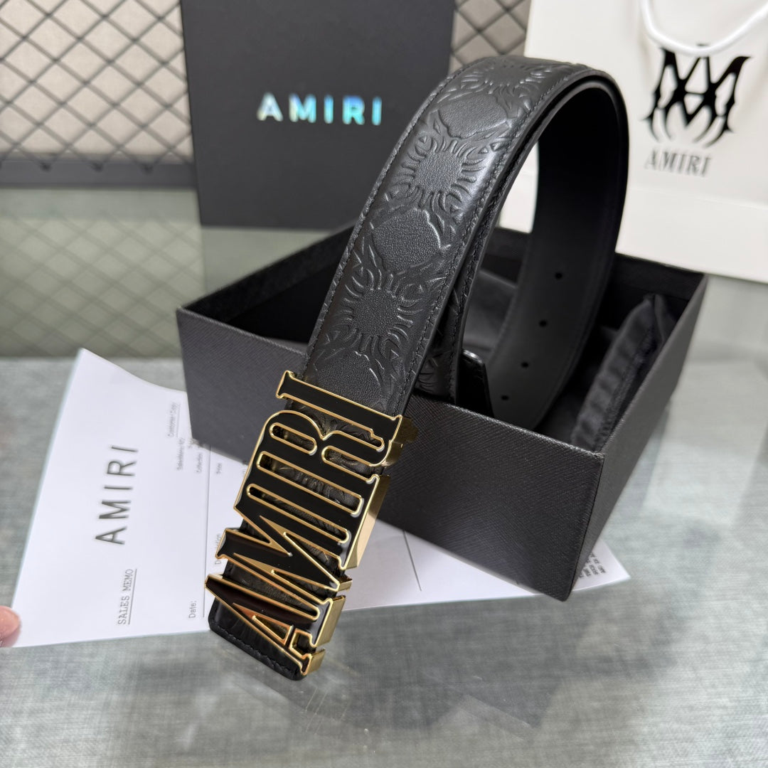 AMIRI Embossed Belt – Buckle#01
