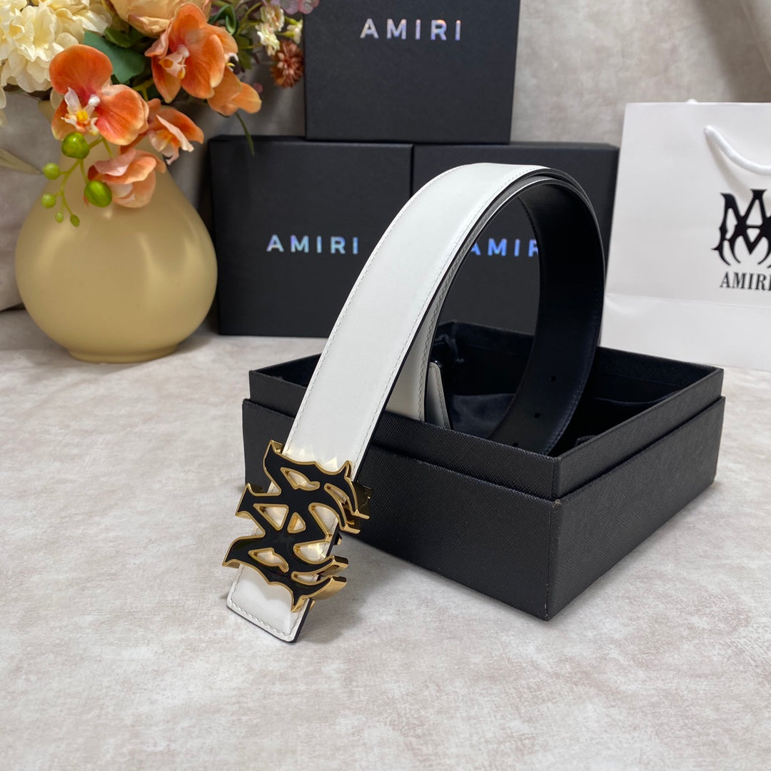 AMIRI Embossed Belt – Buckle #12
