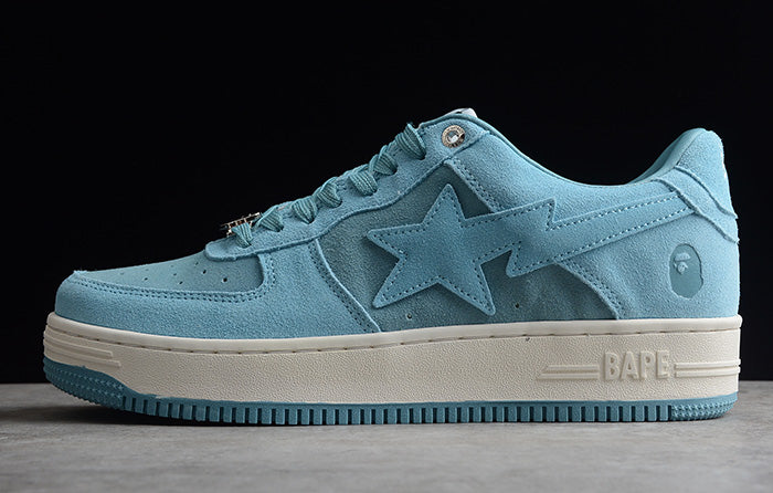 BAPE STA Tokyo Low-Top Sneakers - Light Blue