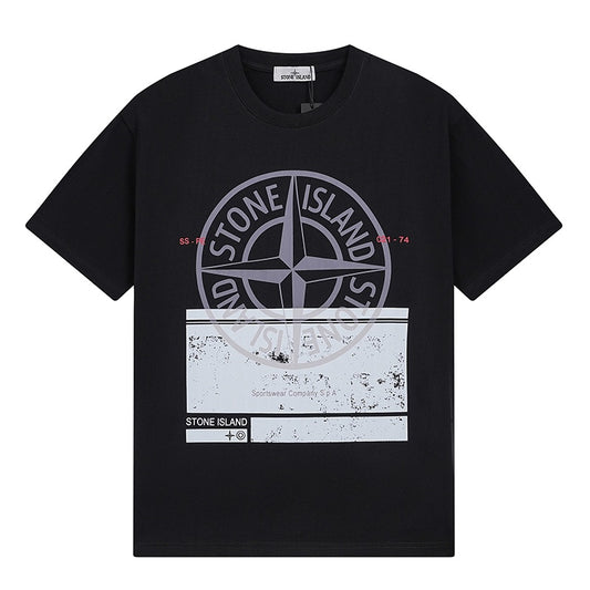 ST0NE lSLAND Pure Cotton T-Shirt #41