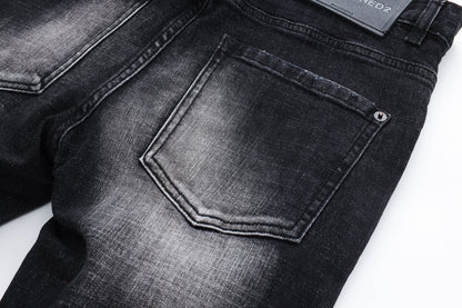 DSQ2 Jeans Black Ripped