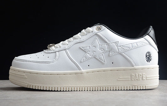 BAPE STA Tokyo Low-Top Sneakers - Triple White