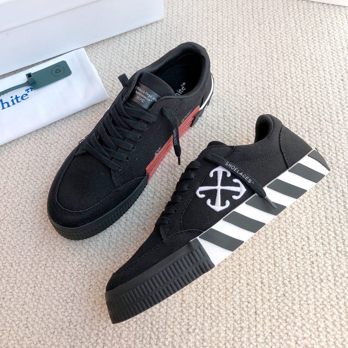 OFF-Whlte Arrow canvas shoes#29