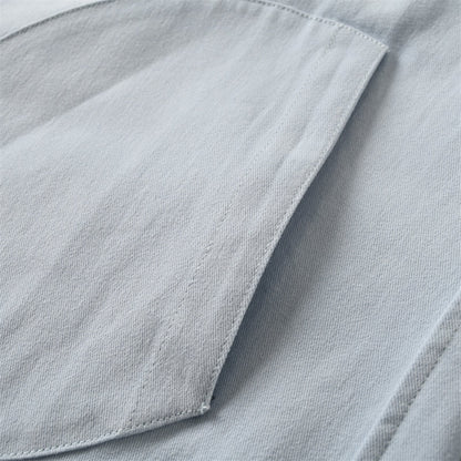 Lowe Cotton Long-Sleeve Hooded Shirt Jacket with Detachable Panels