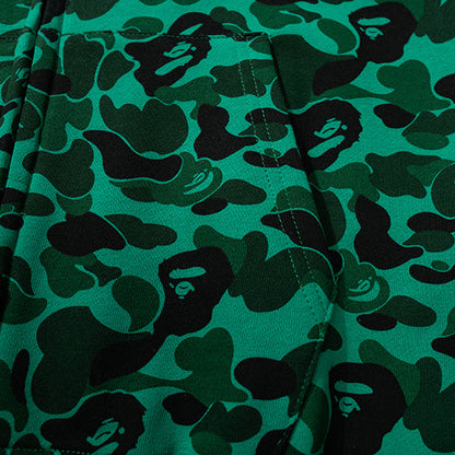 BAPE Green Camo Shark Zip Hoodie