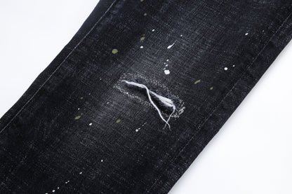 DSQ2 Jeans Black Ripped