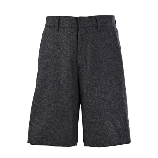 Lowe Semi-Embroidered Flannel Shorts
