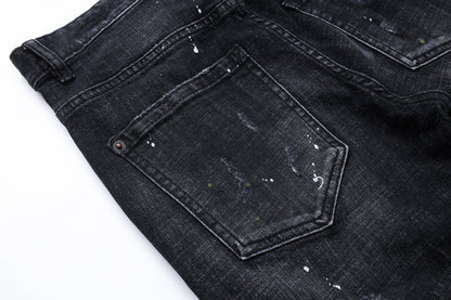 DSQ2 Jeans Black Ripped