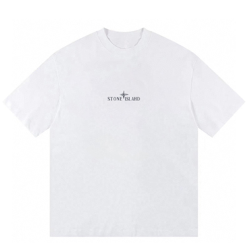 ST0NE lSLAND Pure Cotton T-Shirt #1