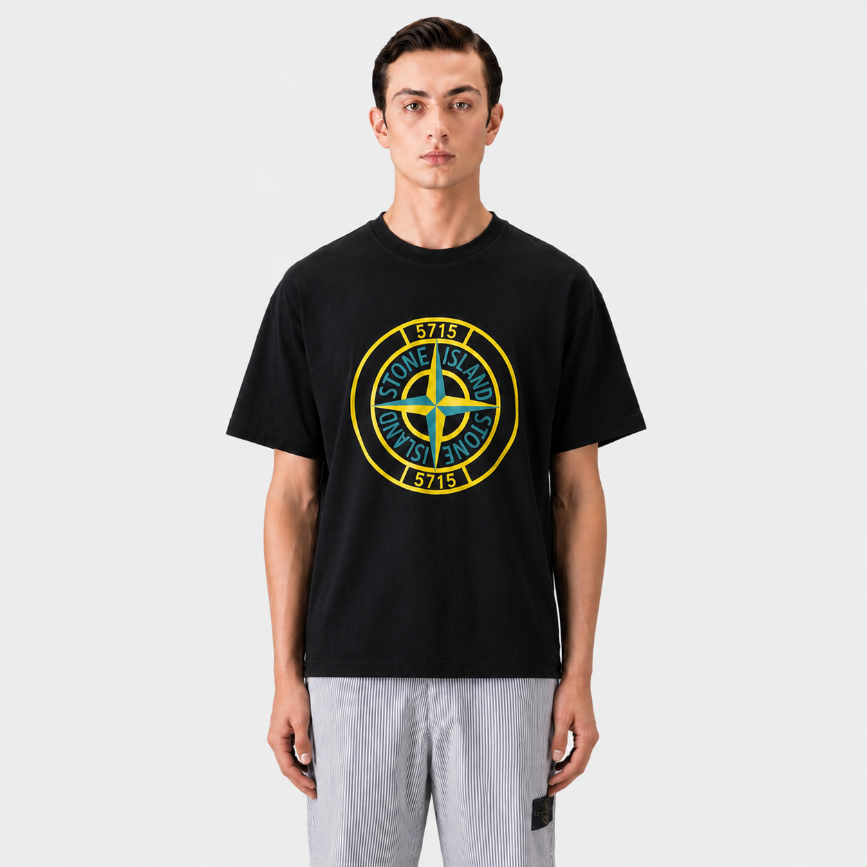 ST0NE lSLAND Pure Cotton T-Shirt #21