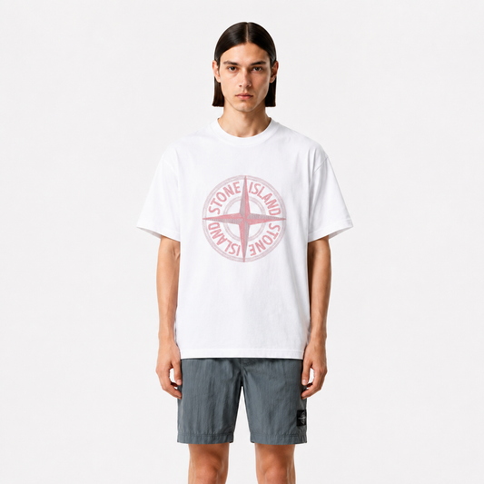 ST0NE lSLAND Pure Cotton T-Shirt #20