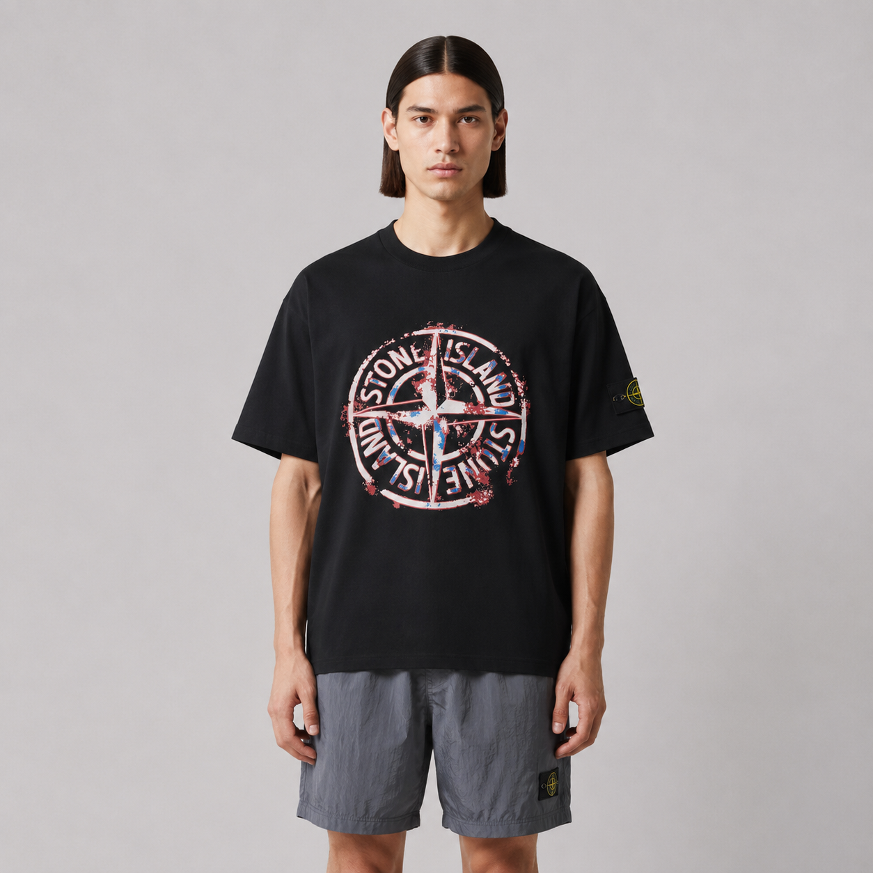 ST0NE lSLAND Pure Cotton T-Shirt #50