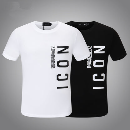 D2 Lettering Cotton T-shirt #32