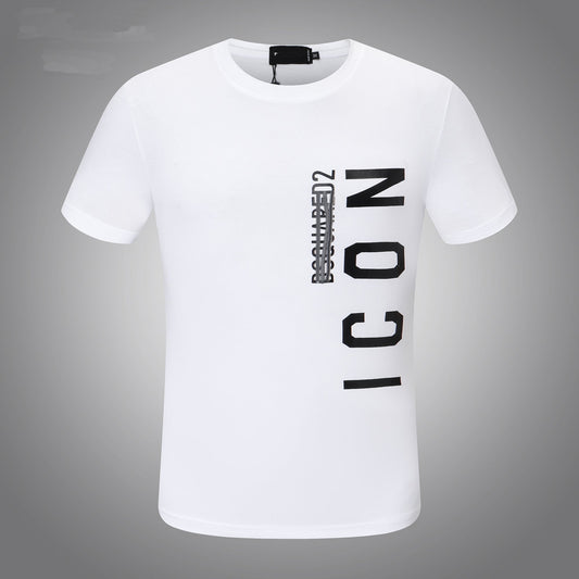 D2 Lettering Cotton T-shirt #32