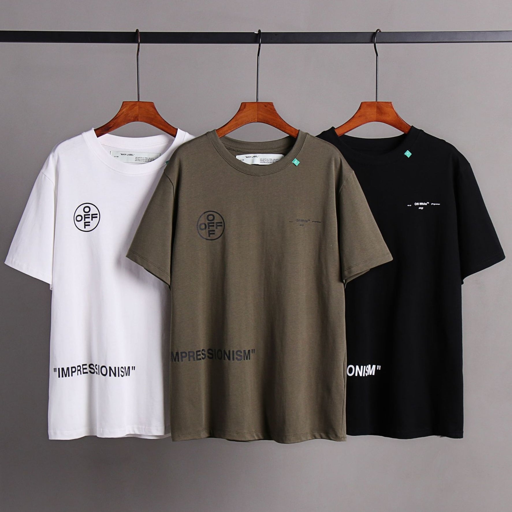 OFF-Whlte Arrow logo print T-shirt#2