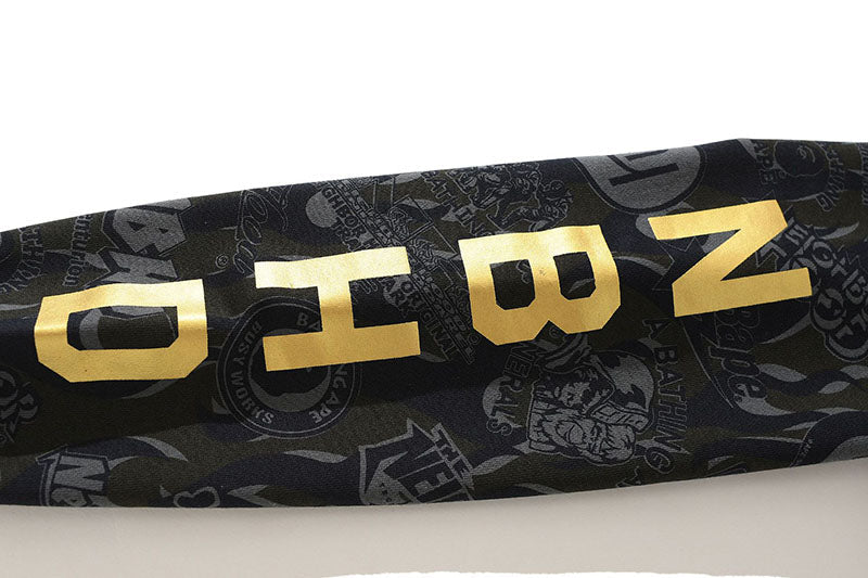 BAPE Black & Gold Camo Shark Hoodie