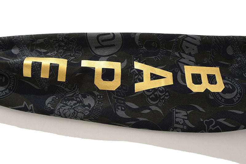BAPE Black & Gold Camo Shark Hoodie