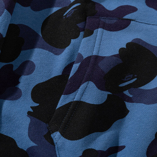 BAPE ABC Camo Logo Hoodie - Blue & Green