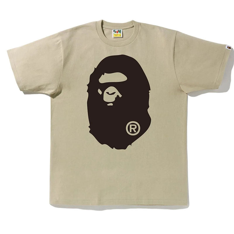 BAPE Brown Ape Head Men's Graphic T-Shirt - Apricot