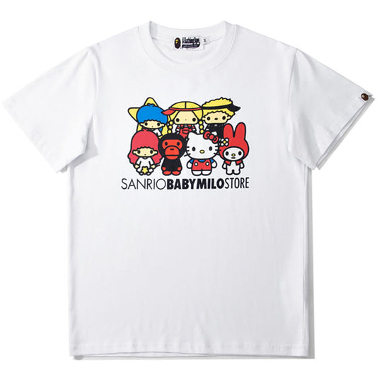 BAPE x Sanrio Baby Milo Friends Men's T-Shirt - White