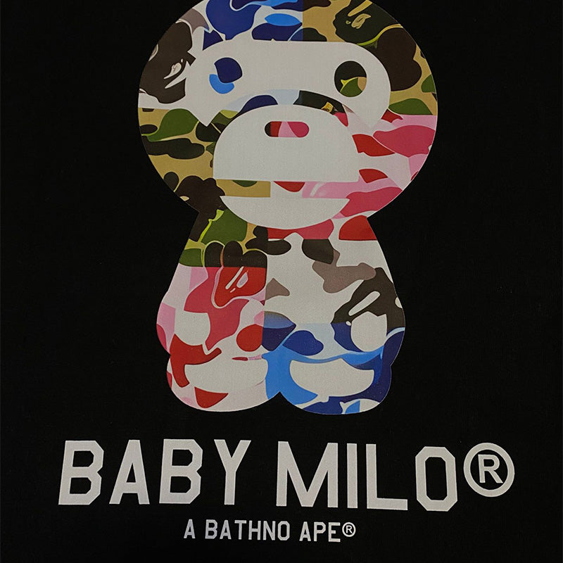 BAPE ABC Camo Baby Milo Men's T-Shirt - White