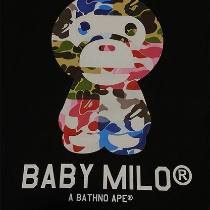 BAPE ABC Camo Baby Milo Men's T-Shirt - White