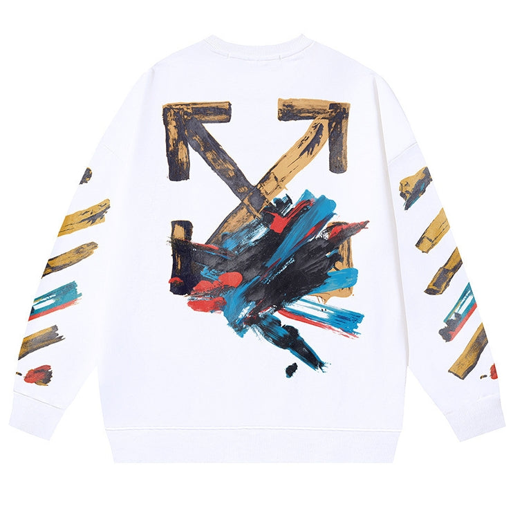 OFF-Whlte Arrow logo sports sweatshirt#88