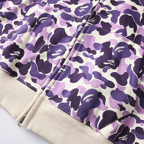 BAPE Purple Camo Shark Hoodie