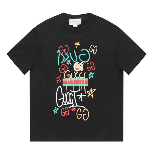 Gucci Logo Print T-Shirt - Image 1