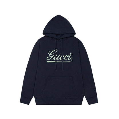Gucci Logo Embroidery Hoodie - Image 1