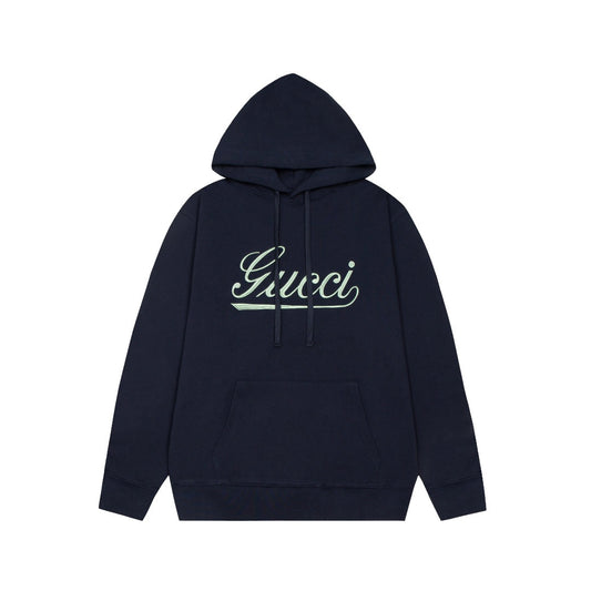 Gucci Logo Embroidery Hoodie - Image 1