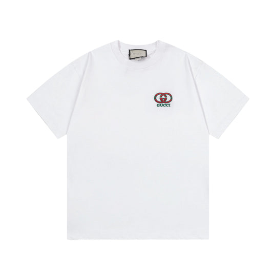 Gucci Logo Embroidery T-Shirt - Image 1