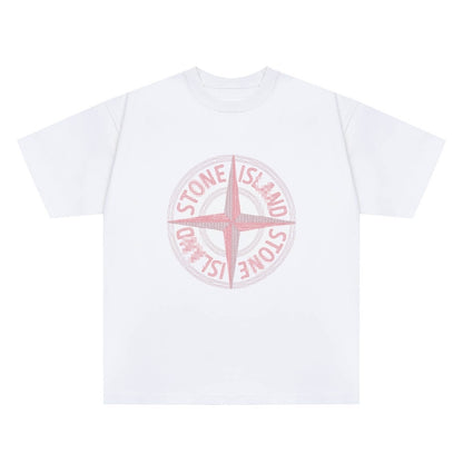 ST0NE lSLAND Pure Cotton T-Shirt #20