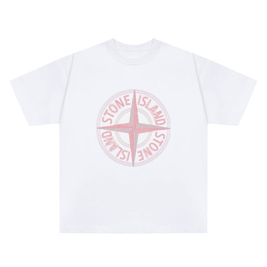 ST0NE lSLAND Pure Cotton T-Shirt #20