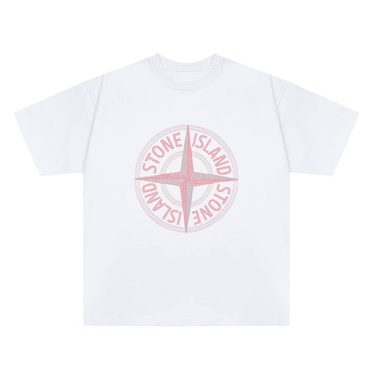 ST0NE lSLAND Pure Cotton T-Shirt #20