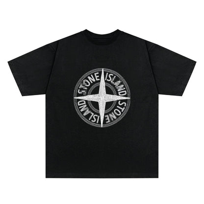 ST0NE lSLAND Pure Cotton T-Shirt #20