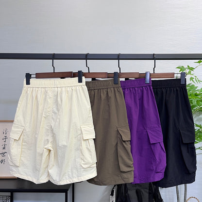 Stone Island Utility-style oversized-pocket shorts