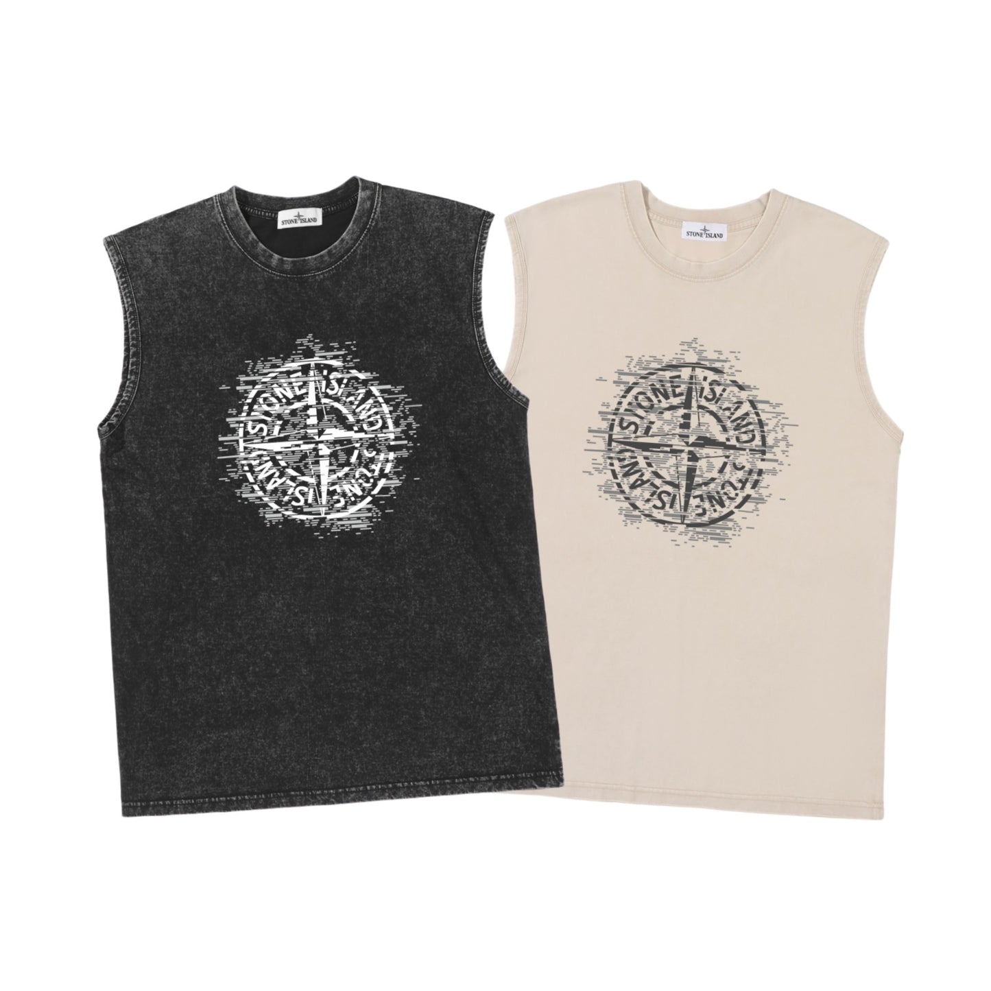 ST0NE lSLAND Pure Cotton T-Shirt #52