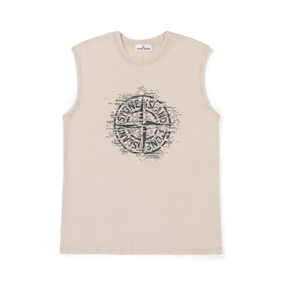 ST0NE lSLAND Pure Cotton T-Shirt #52