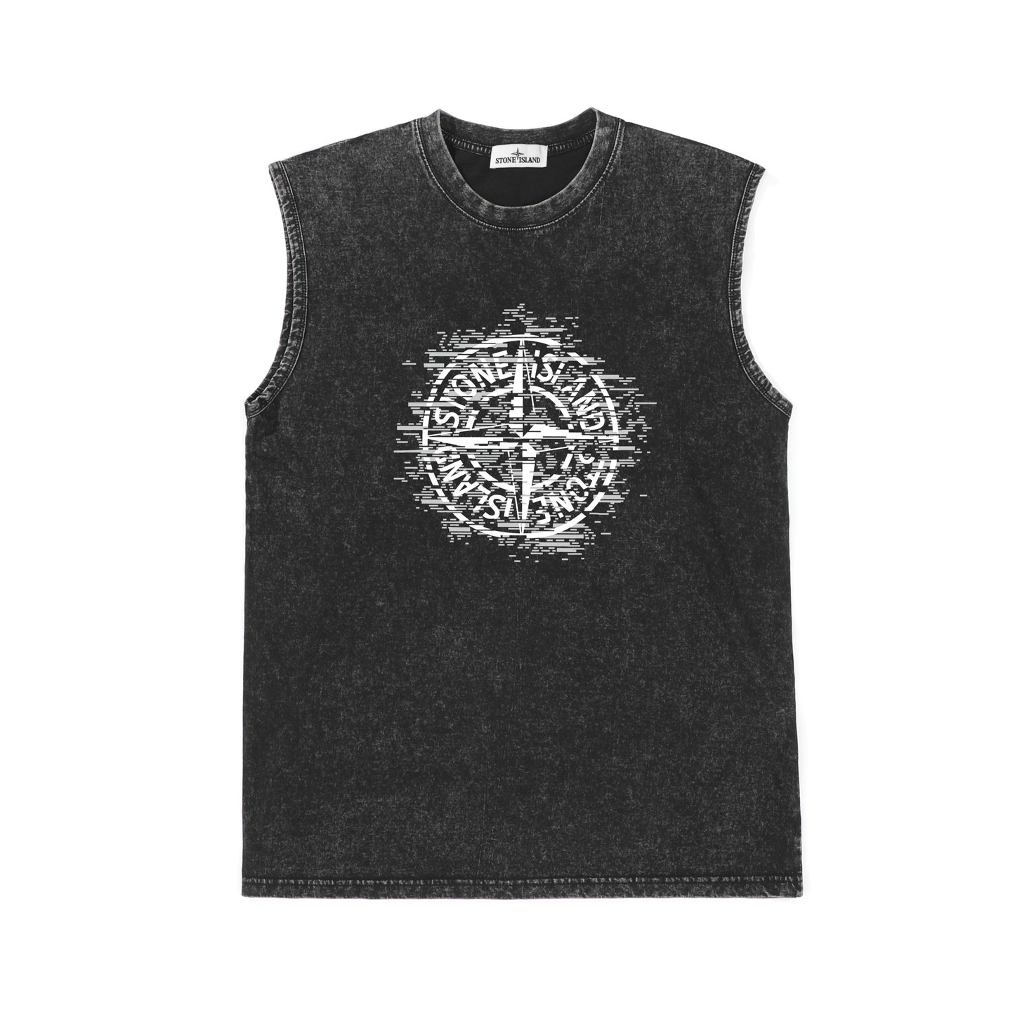 ST0NE lSLAND Pure Cotton T-Shirt #52