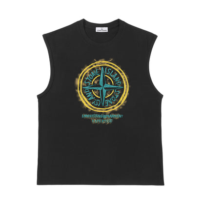 ST0NE lSLAND Pure Cotton T-Shirt #50