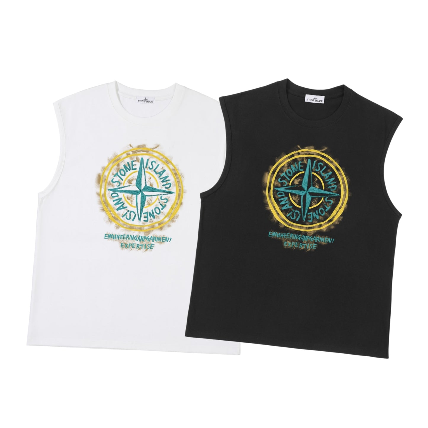 ST0NE lSLAND Pure Cotton T-Shirt #50