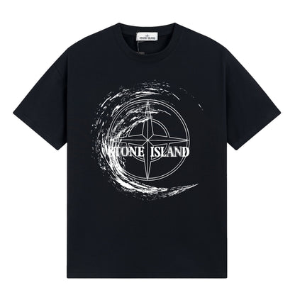 ST0NE lSLAND Pure Cotton T-Shirt #22