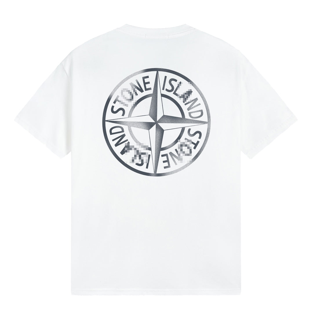 ST0NE lSLAND Pure Cotton T-Shirt #23