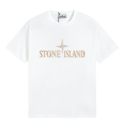 ST0NE lSLAND Pure Cotton T-Shirt #24
