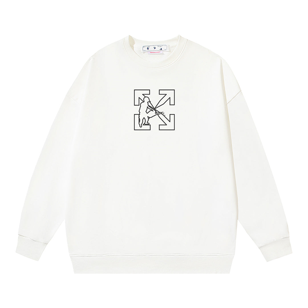 OFF-Whlte Arrow logo sports sweatshirt#114