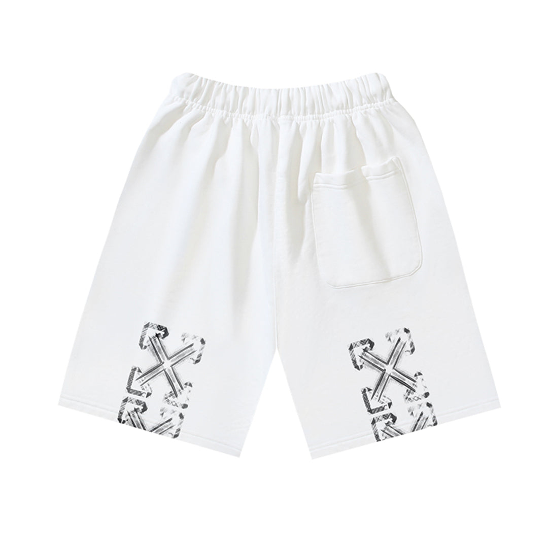 OFF-Whlte arrow print shorts#18