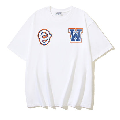 OFF-Whlte Arrow Logo Cotton T-shirt#1101